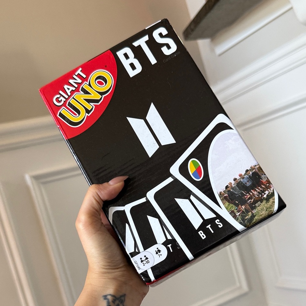 Giant BTS Edition Card Game - Black